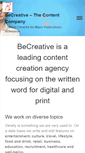 Mobile Screenshot of becreative.ie