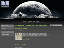 Tablet Screenshot of becreative.net.pl